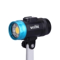 Weefine WF066 Smart Focus 6000 Lumens Video Light with Flash Mode (GN16, Ball mount included, Free FO Cable and WFA41 Optical Collector)